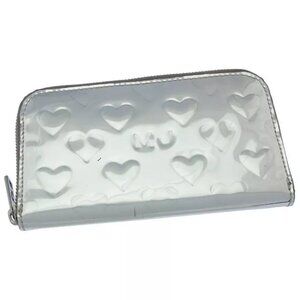 Marc Jacobs Wallet Purse Long Wallet Silver Woman Authentic Used Y3171